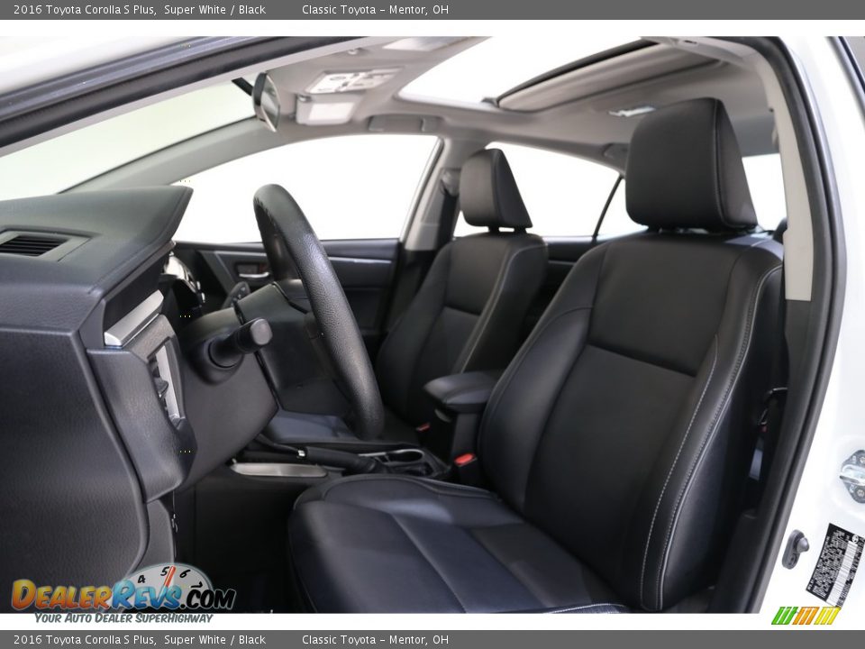 2016 Toyota Corolla S Plus Super White / Black Photo #5