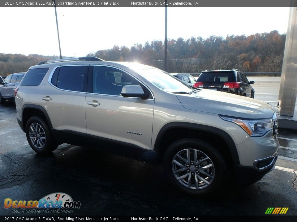 2017 GMC Acadia SLE AWD Sparkling Silver Metallic / Jet Black Photo #4