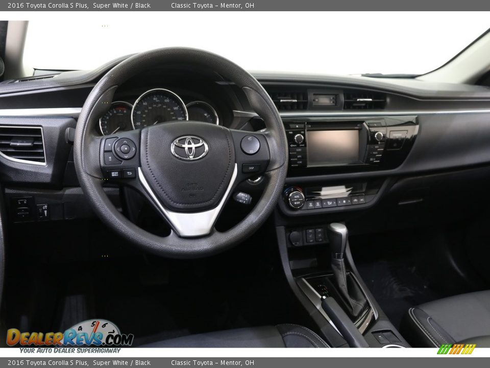 2016 Toyota Corolla S Plus Super White / Black Photo #6