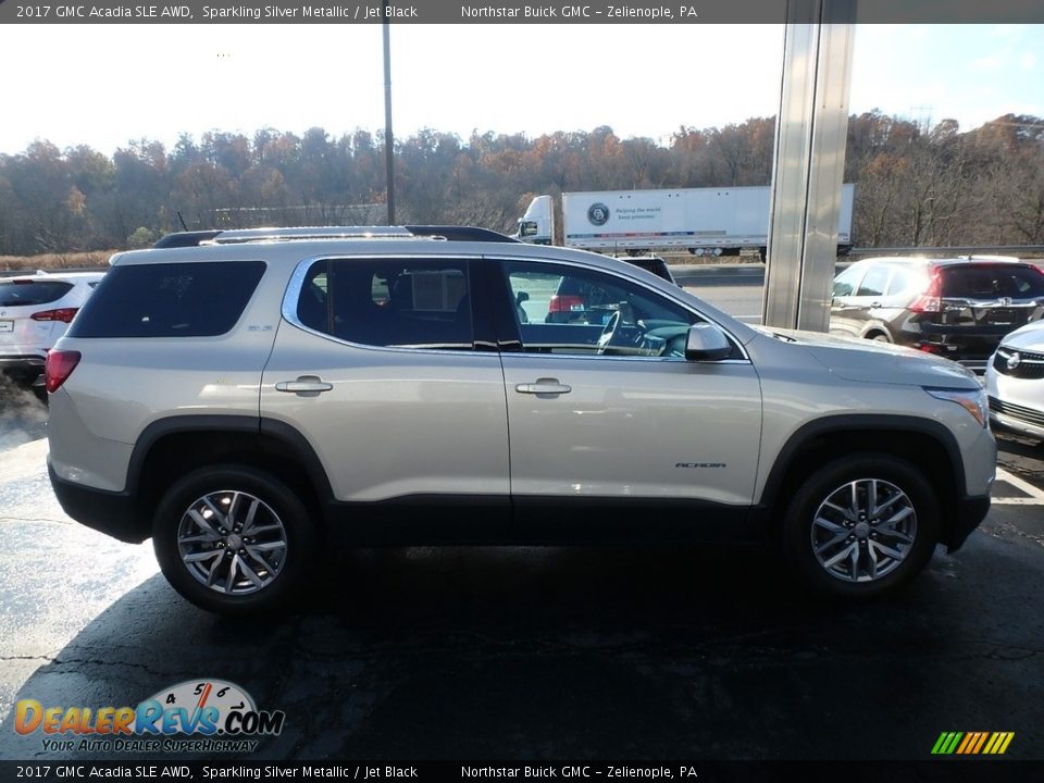 2017 GMC Acadia SLE AWD Sparkling Silver Metallic / Jet Black Photo #5