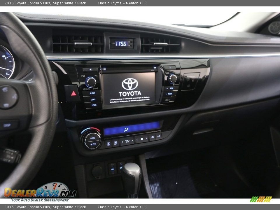 2016 Toyota Corolla S Plus Super White / Black Photo #9