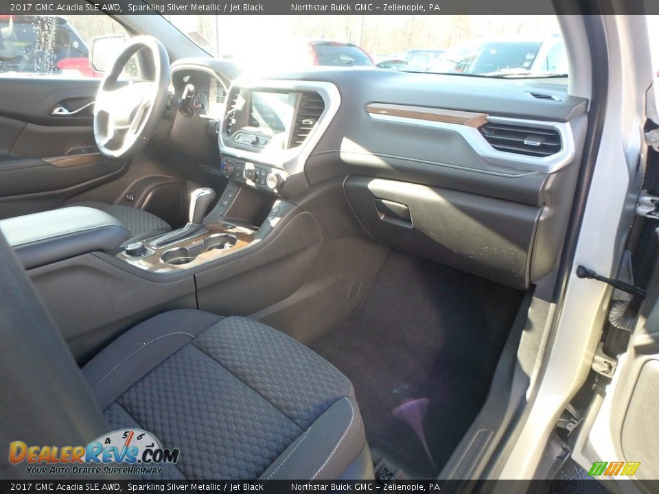2017 GMC Acadia SLE AWD Sparkling Silver Metallic / Jet Black Photo #6