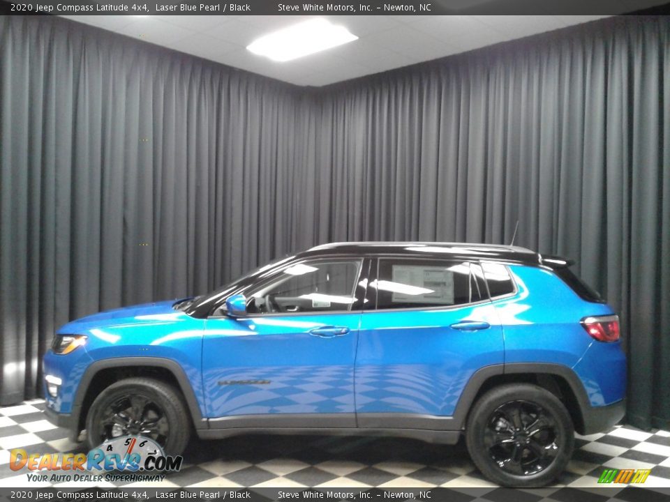 2020 Jeep Compass Latitude 4x4 Laser Blue Pearl / Black Photo #1