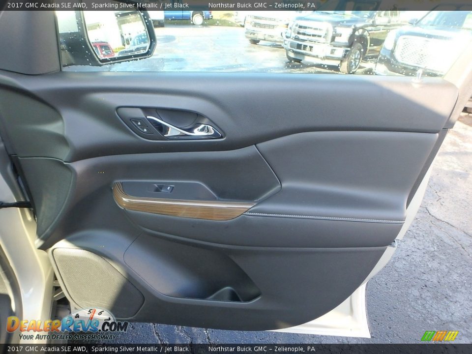 2017 GMC Acadia SLE AWD Sparkling Silver Metallic / Jet Black Photo #7