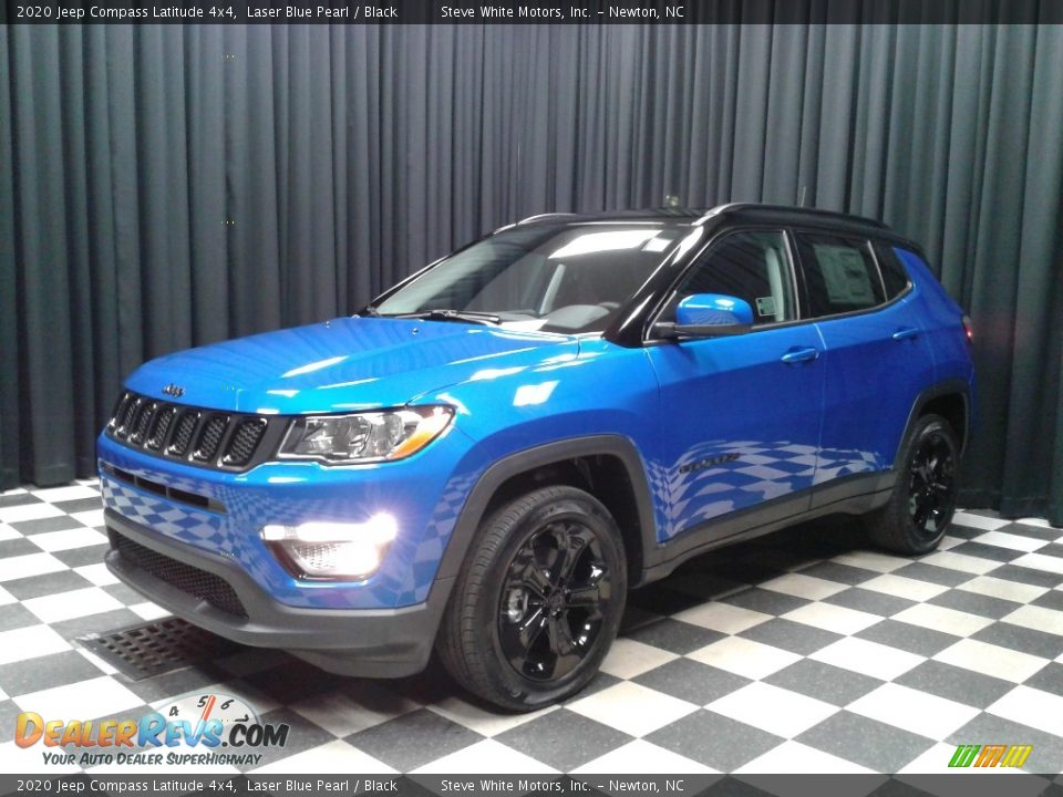 2020 Jeep Compass Latitude 4x4 Laser Blue Pearl / Black Photo #2