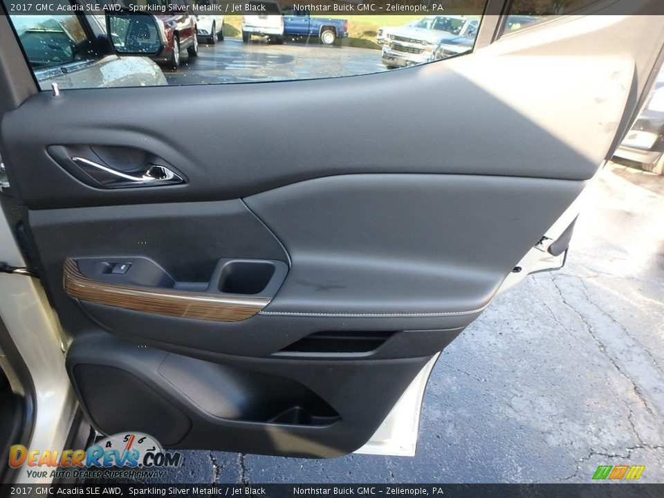 2017 GMC Acadia SLE AWD Sparkling Silver Metallic / Jet Black Photo #8