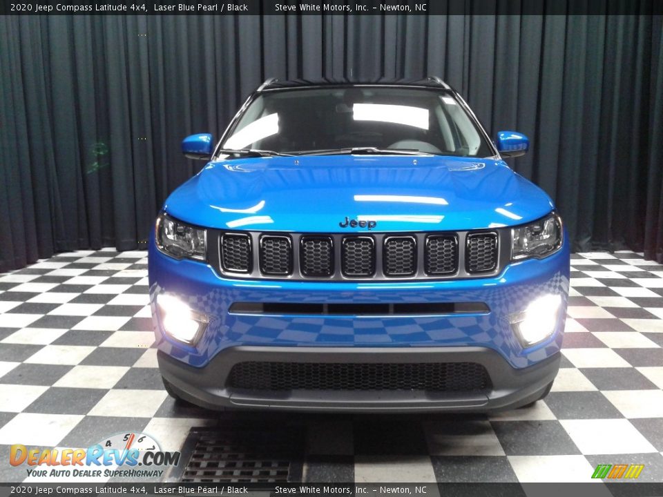 2020 Jeep Compass Latitude 4x4 Laser Blue Pearl / Black Photo #3
