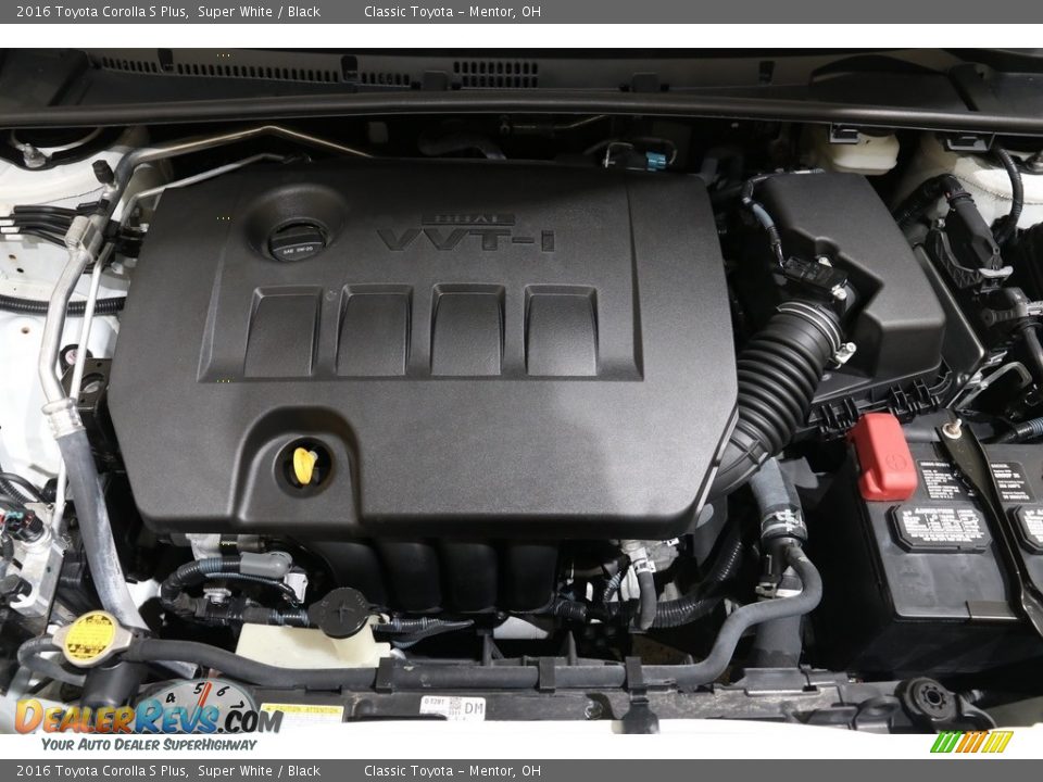 2016 Toyota Corolla S Plus Super White / Black Photo #19