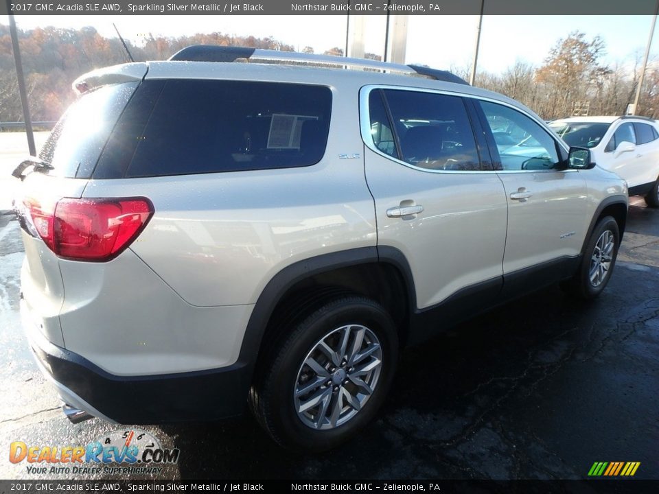 2017 GMC Acadia SLE AWD Sparkling Silver Metallic / Jet Black Photo #9