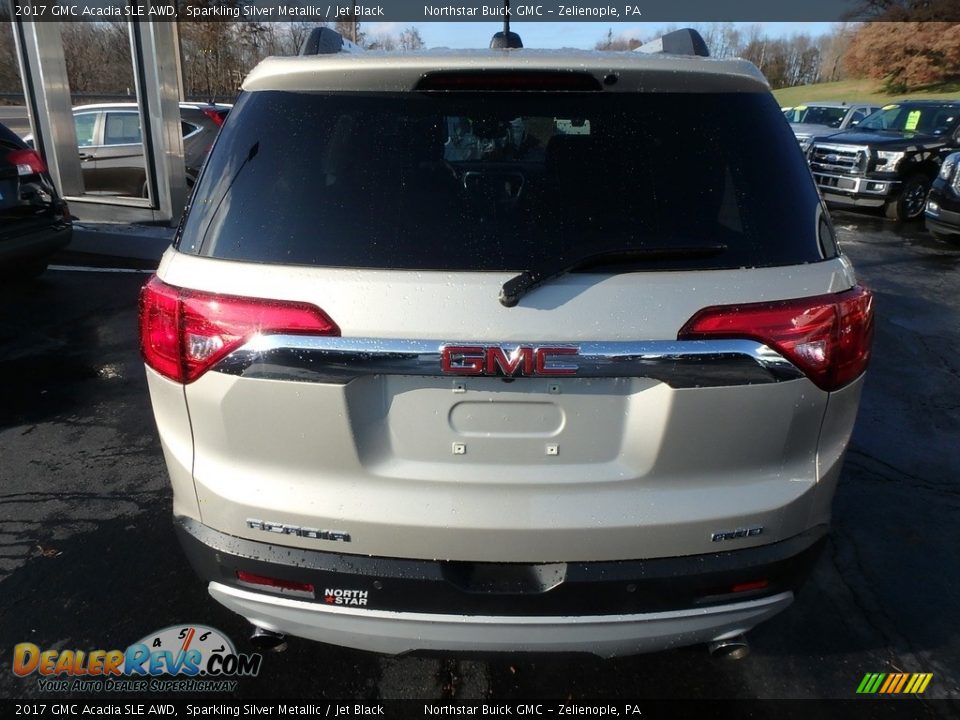 2017 GMC Acadia SLE AWD Sparkling Silver Metallic / Jet Black Photo #10