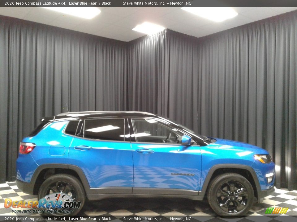 2020 Jeep Compass Latitude 4x4 Laser Blue Pearl / Black Photo #5