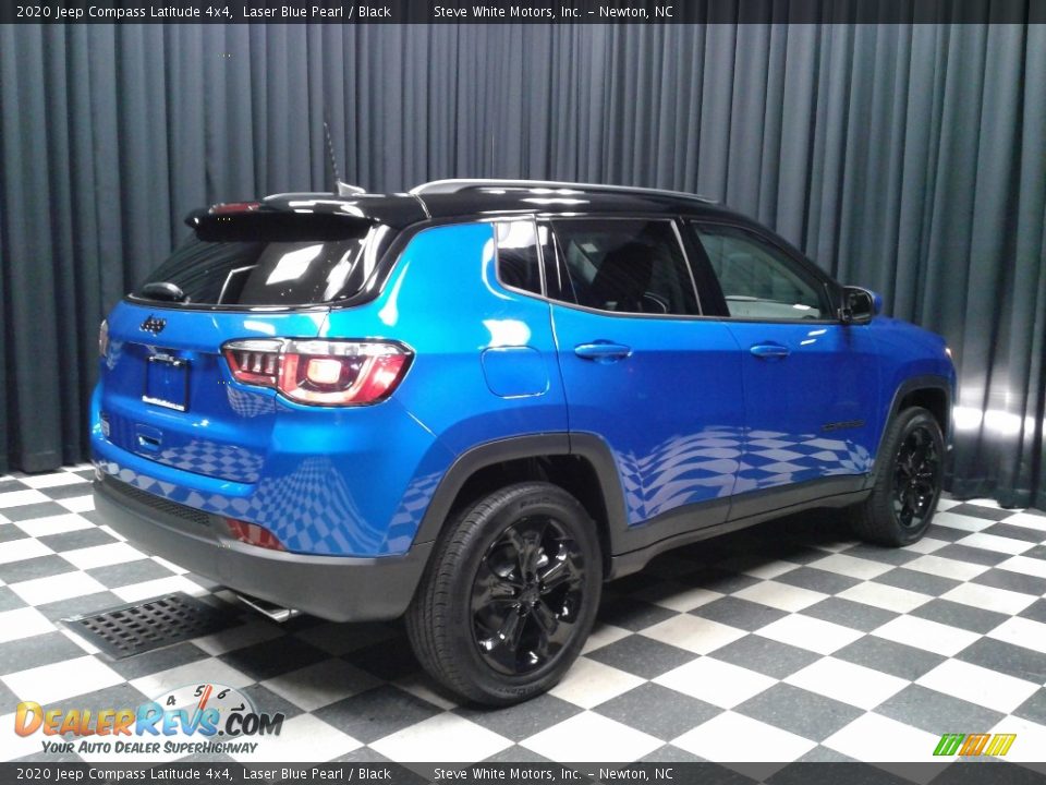 2020 Jeep Compass Latitude 4x4 Laser Blue Pearl / Black Photo #6