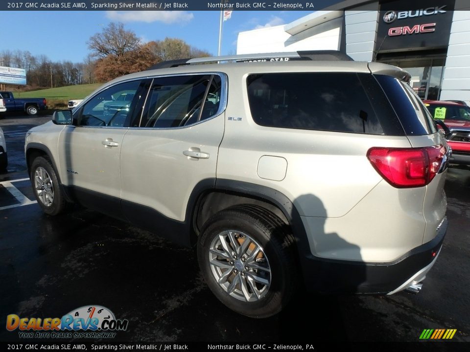 2017 GMC Acadia SLE AWD Sparkling Silver Metallic / Jet Black Photo #13