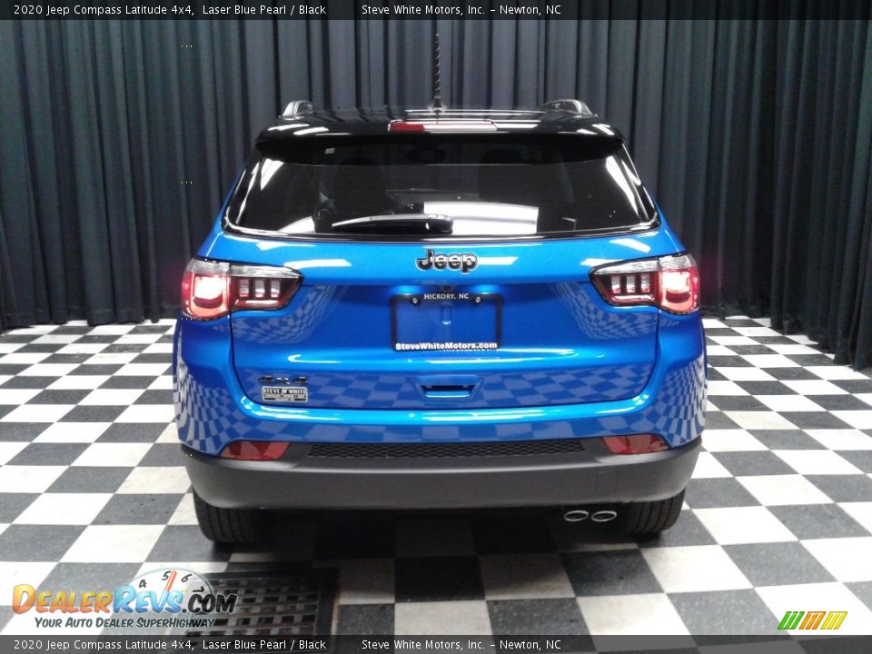 2020 Jeep Compass Latitude 4x4 Laser Blue Pearl / Black Photo #7