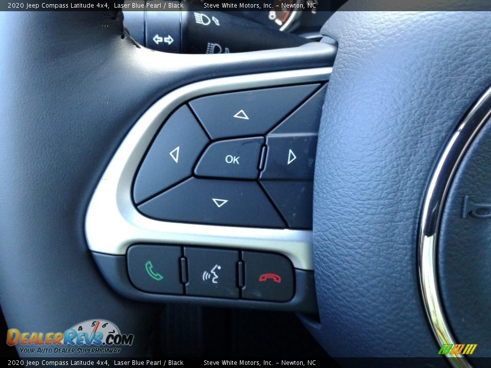 2020 Jeep Compass Latitude 4x4 Laser Blue Pearl / Black Photo #16