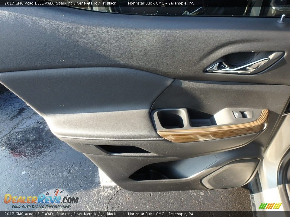 2017 GMC Acadia SLE AWD Sparkling Silver Metallic / Jet Black Photo #24