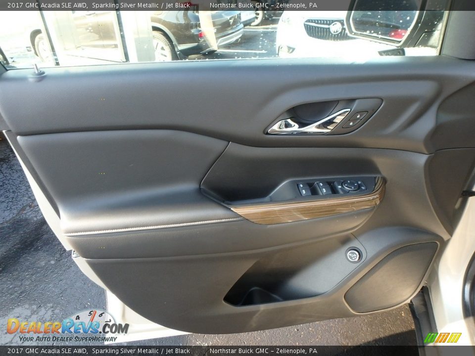 2017 GMC Acadia SLE AWD Sparkling Silver Metallic / Jet Black Photo #25