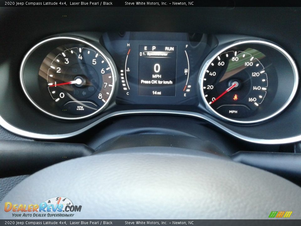 2020 Jeep Compass Latitude 4x4 Laser Blue Pearl / Black Photo #18