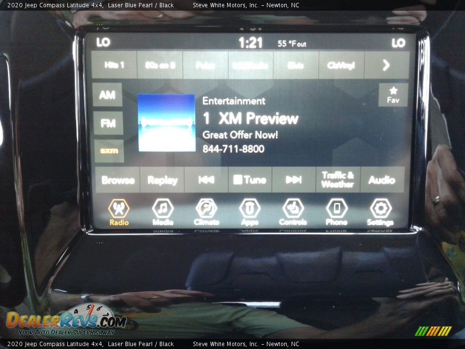 2020 Jeep Compass Latitude 4x4 Laser Blue Pearl / Black Photo #19