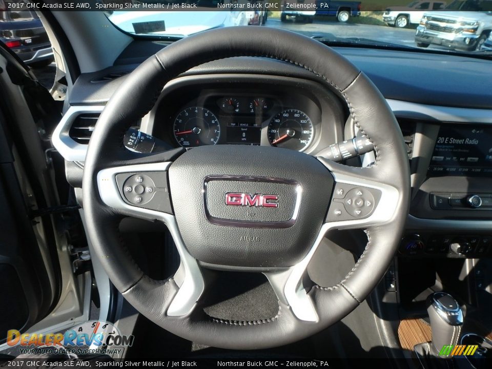 2017 GMC Acadia SLE AWD Sparkling Silver Metallic / Jet Black Photo #26