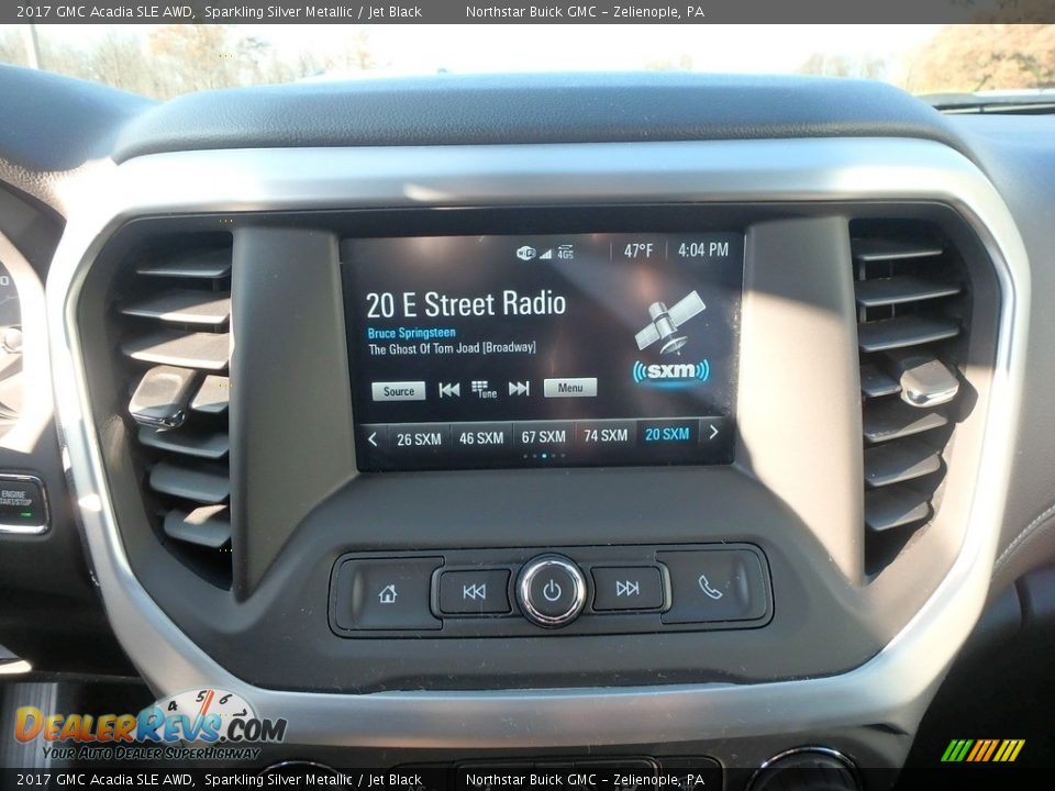 2017 GMC Acadia SLE AWD Sparkling Silver Metallic / Jet Black Photo #27
