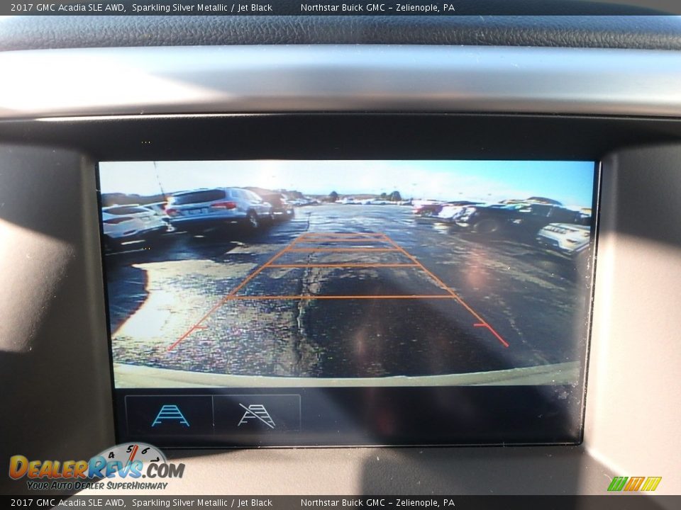 2017 GMC Acadia SLE AWD Sparkling Silver Metallic / Jet Black Photo #28