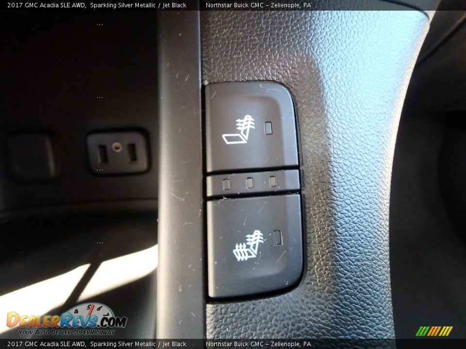 2017 GMC Acadia SLE AWD Sparkling Silver Metallic / Jet Black Photo #29