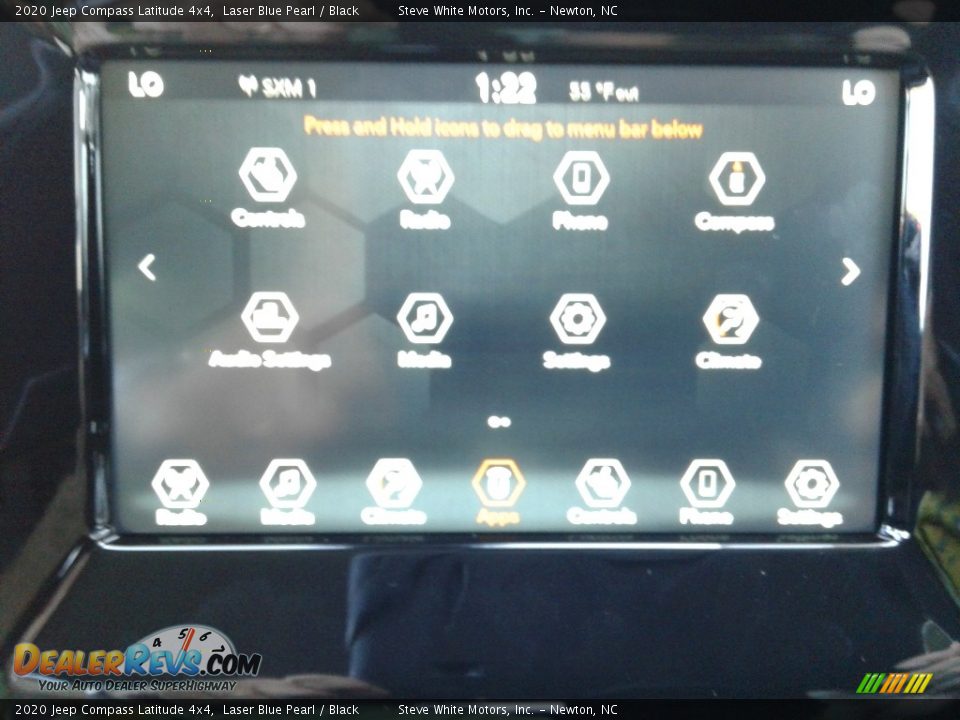 2020 Jeep Compass Latitude 4x4 Laser Blue Pearl / Black Photo #23