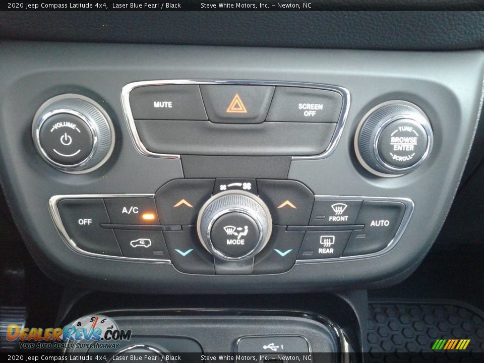2020 Jeep Compass Latitude 4x4 Laser Blue Pearl / Black Photo #24