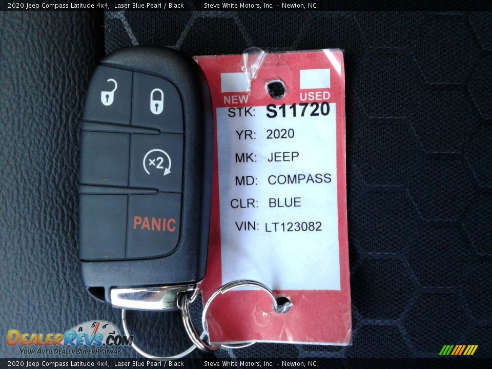2020 Jeep Compass Latitude 4x4 Laser Blue Pearl / Black Photo #27