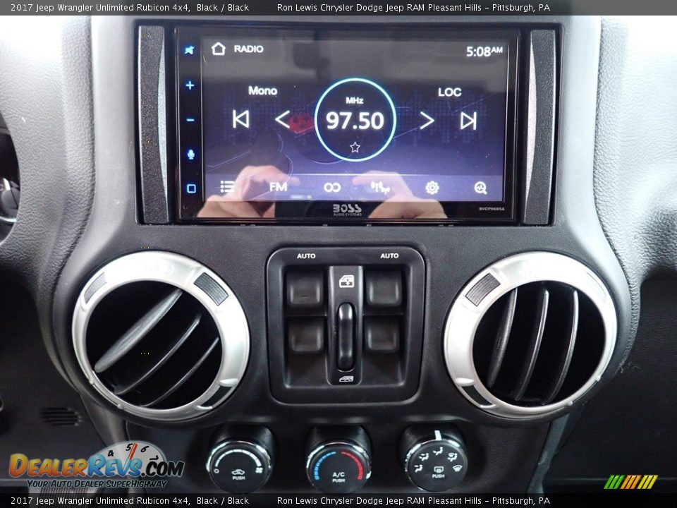 2017 Jeep Wrangler Unlimited Rubicon 4x4 Black / Black Photo #19
