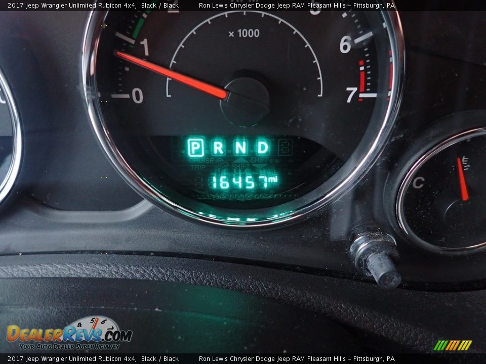 2017 Jeep Wrangler Unlimited Rubicon 4x4 Black / Black Photo #20