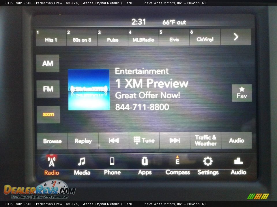 2019 Ram 2500 Tradesman Crew Cab 4x4 Granite Crystal Metallic / Black Photo #20