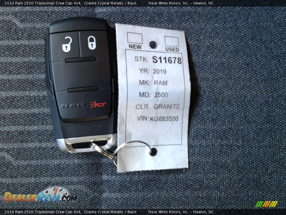 2019 Ram 2500 Tradesman Crew Cab 4x4 Granite Crystal Metallic / Black Photo #28
