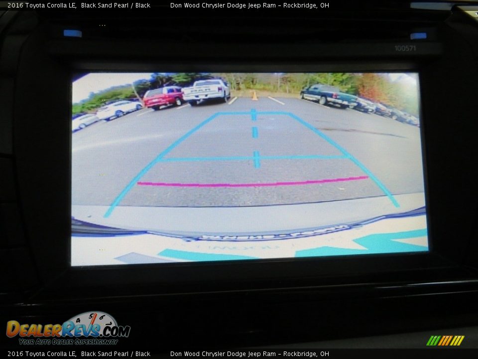 2016 Toyota Corolla LE Black Sand Pearl / Black Photo #2