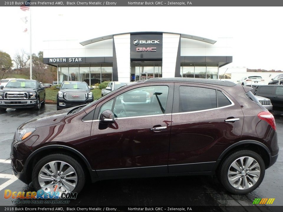 2018 Buick Encore Preferred AWD Black Cherry Metallic / Ebony Photo #1