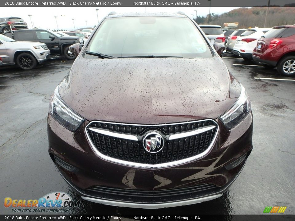 2018 Buick Encore Preferred AWD Black Cherry Metallic / Ebony Photo #3