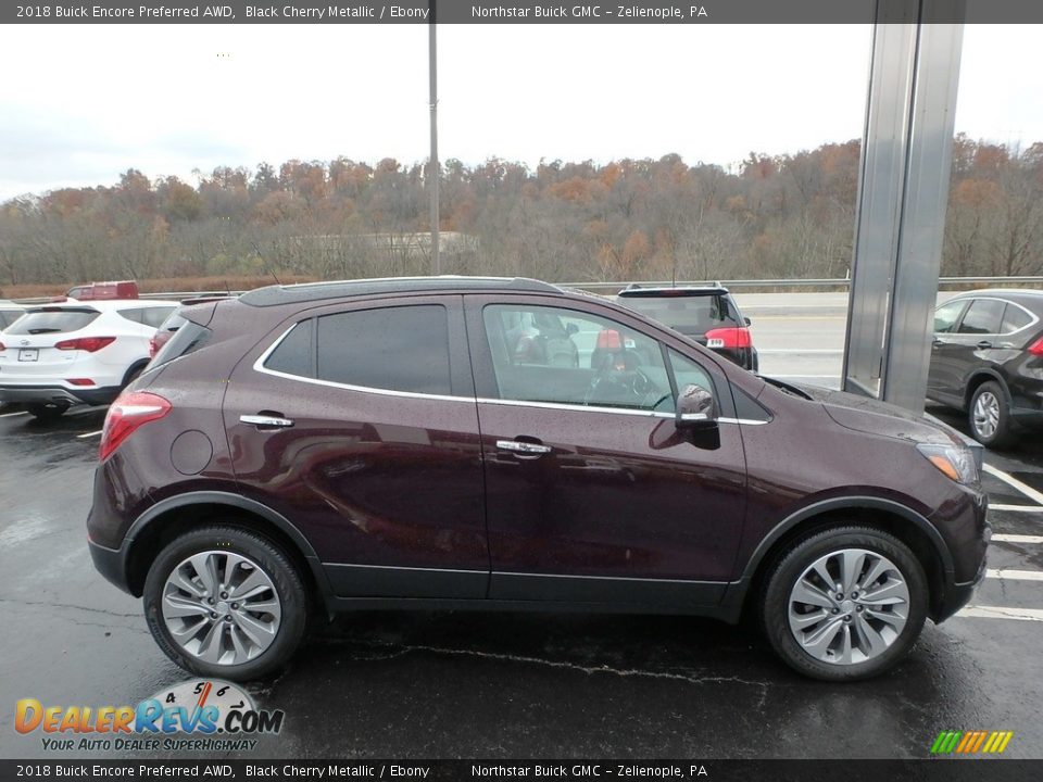 2018 Buick Encore Preferred AWD Black Cherry Metallic / Ebony Photo #5