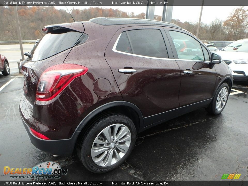 2018 Buick Encore Preferred AWD Black Cherry Metallic / Ebony Photo #9