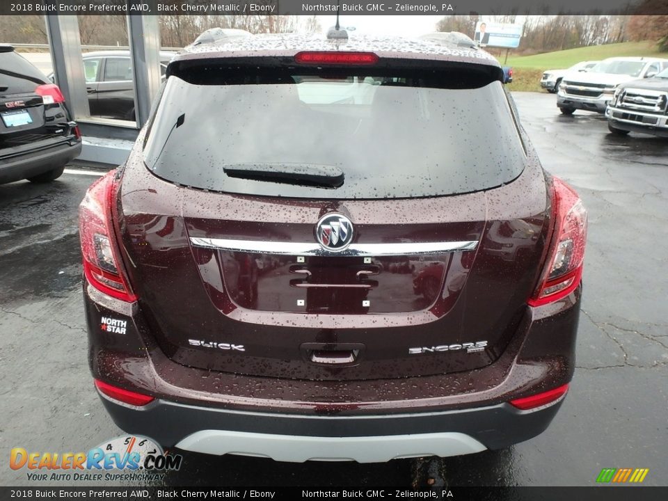 2018 Buick Encore Preferred AWD Black Cherry Metallic / Ebony Photo #10