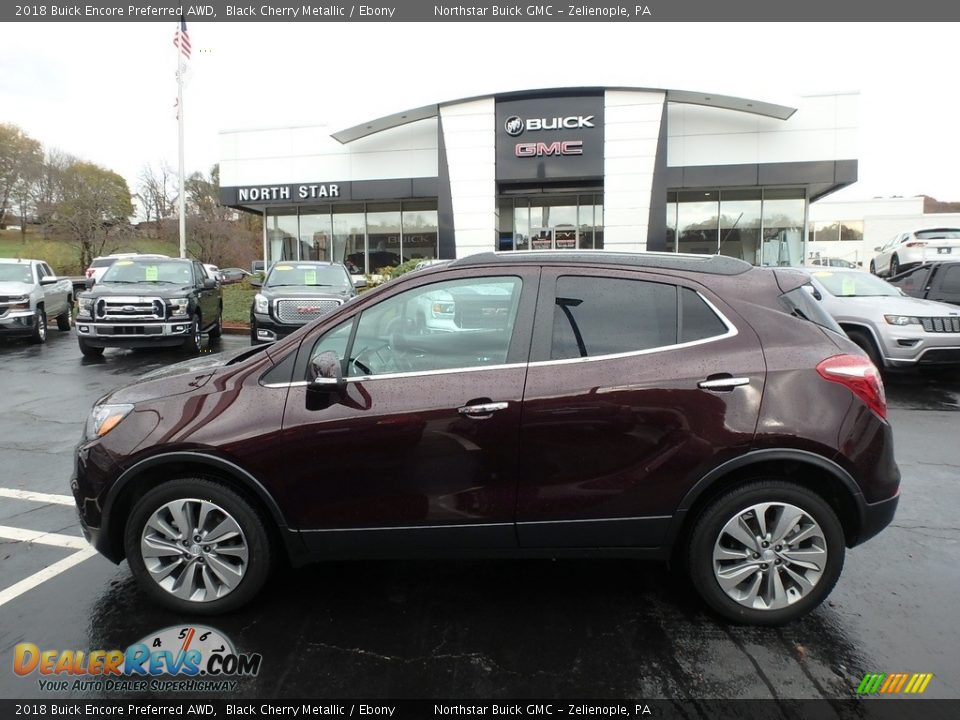 2018 Buick Encore Preferred AWD Black Cherry Metallic / Ebony Photo #13