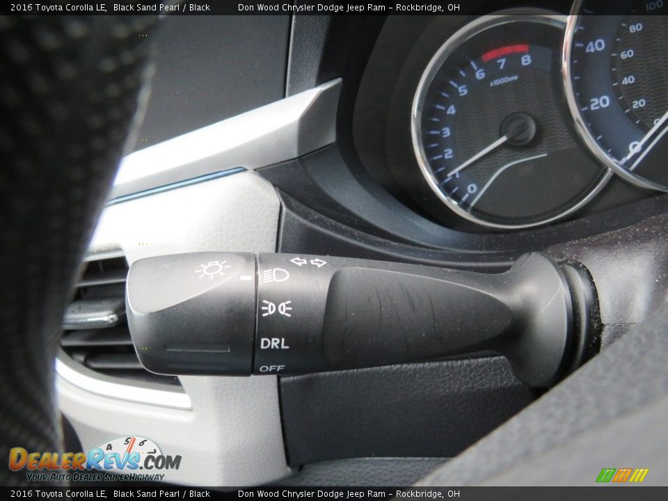 2016 Toyota Corolla LE Black Sand Pearl / Black Photo #34
