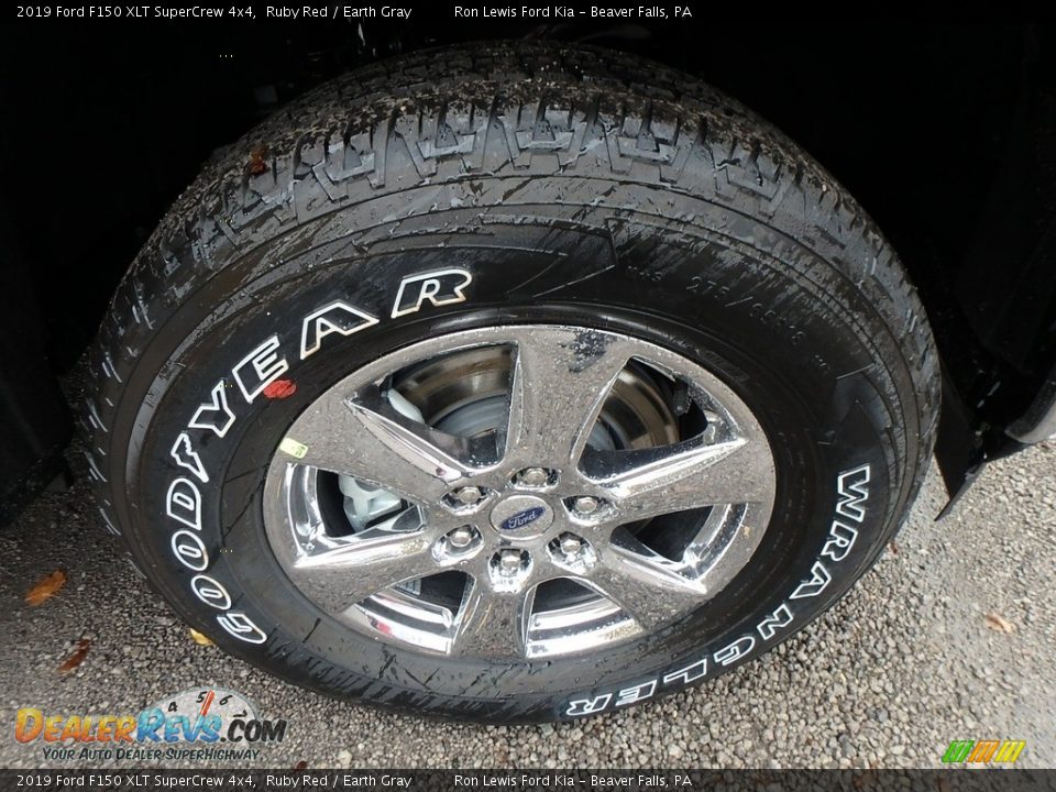 2019 Ford F150 XLT SuperCrew 4x4 Ruby Red / Earth Gray Photo #9