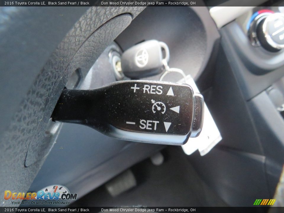 2016 Toyota Corolla LE Black Sand Pearl / Black Photo #36