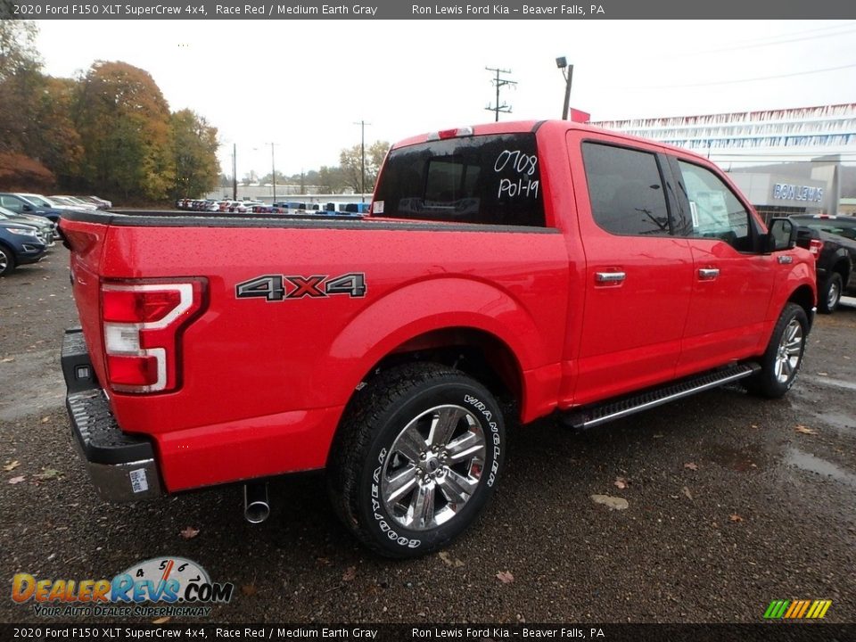 2020 Ford F150 XLT SuperCrew 4x4 Race Red / Medium Earth Gray Photo #2