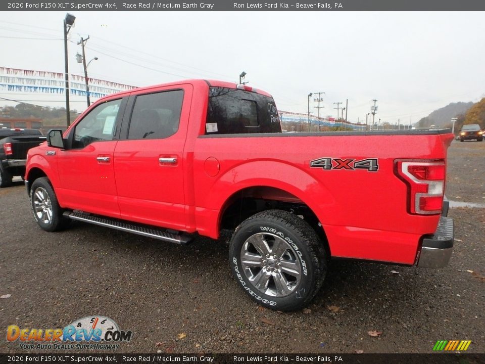 2020 Ford F150 XLT SuperCrew 4x4 Race Red / Medium Earth Gray Photo #4