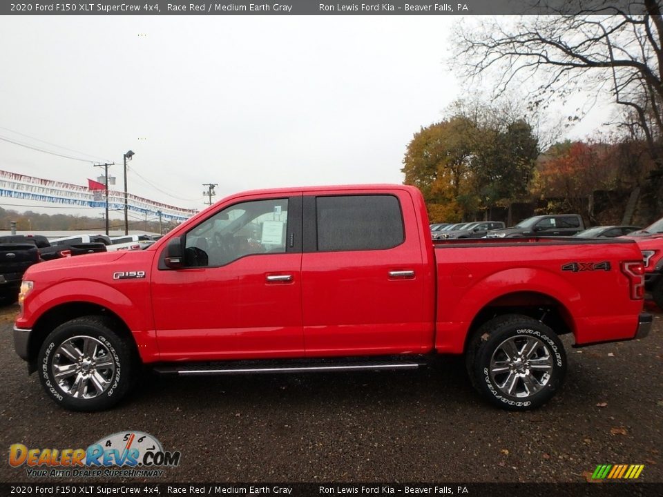 2020 Ford F150 XLT SuperCrew 4x4 Race Red / Medium Earth Gray Photo #5