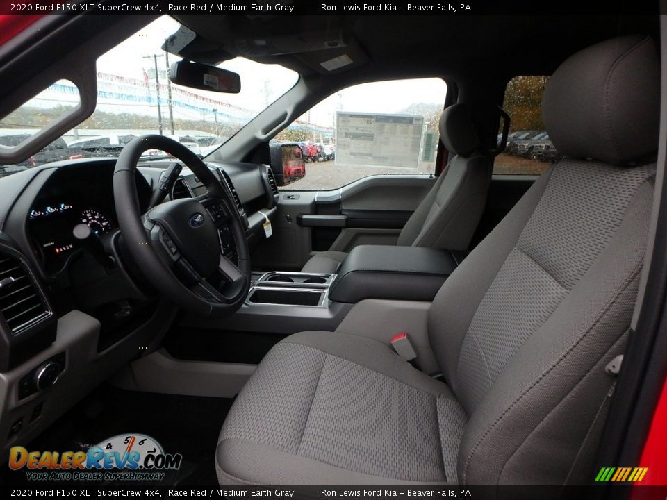 Front Seat of 2020 Ford F150 XLT SuperCrew 4x4 Photo #12