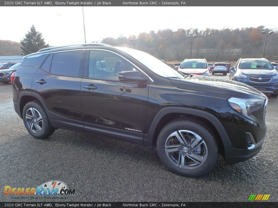 2020 GMC Terrain SLT AWD Ebony Twilight Metallic / Jet Black Photo #3