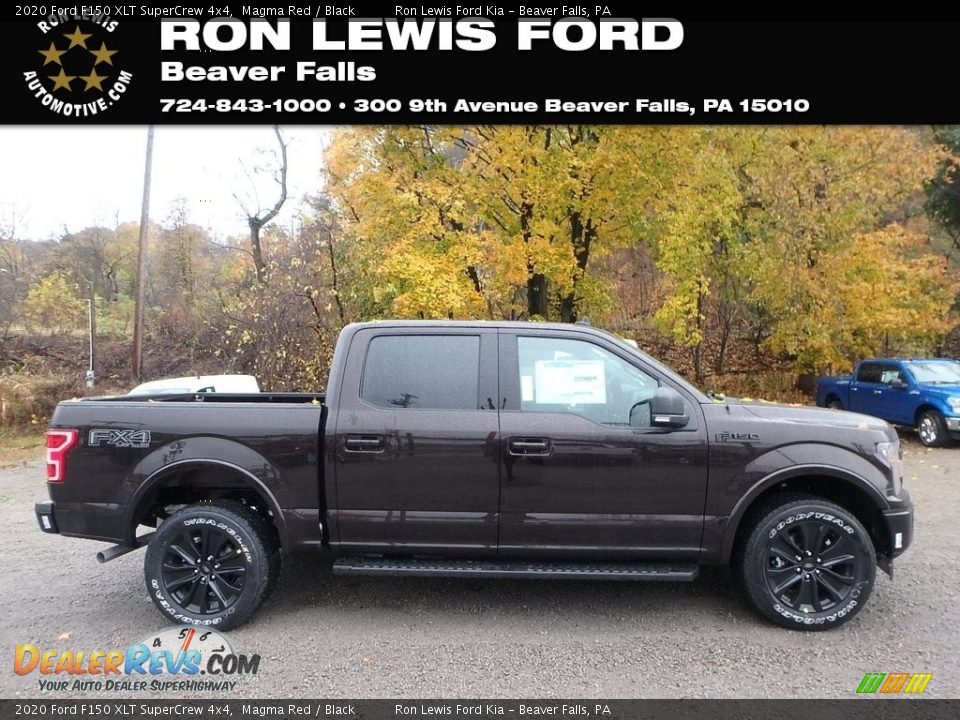 2020 Ford F150 XLT SuperCrew 4x4 Magma Red / Black Photo #1